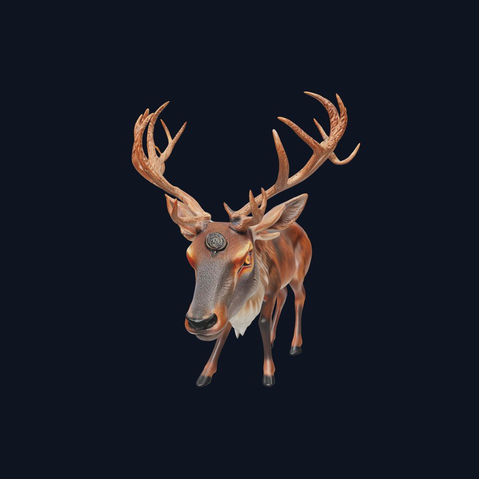 Fantasy Mystical Deer Model Pack
